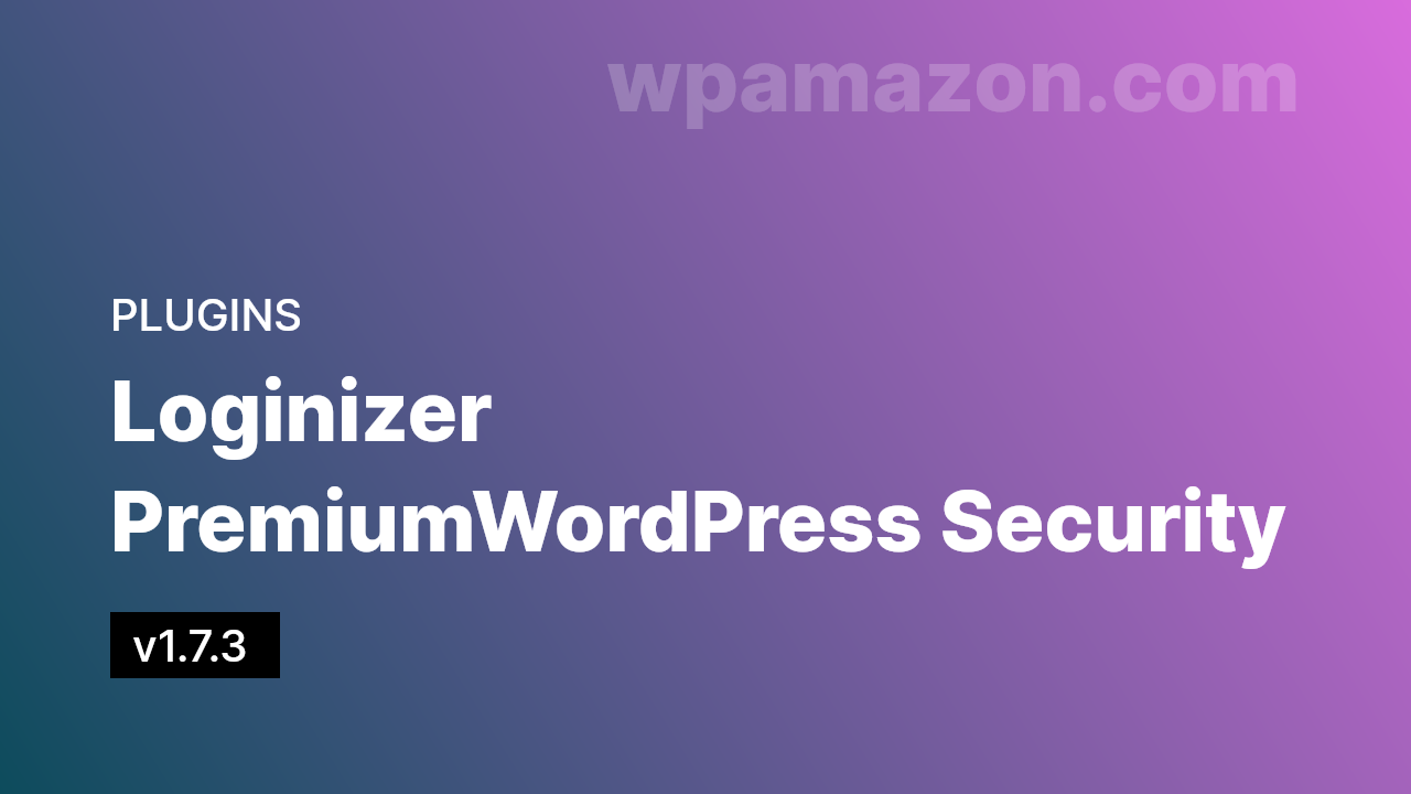 Loginizer Premium v1.7.3 – WordPress Security