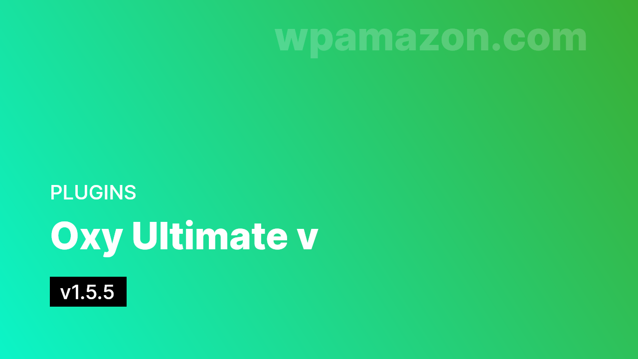 Oxy Ultimate v1.5.5