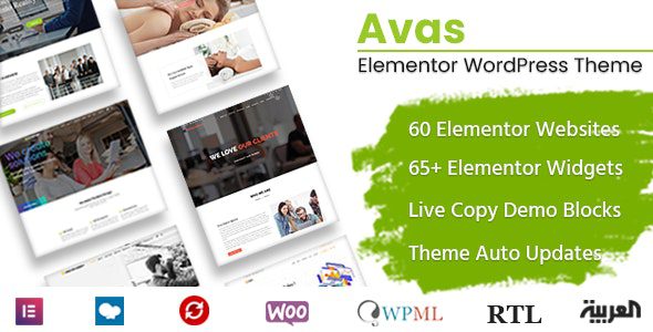 Avas v6.3.7.6 – Multi-Purpose WordPress Theme