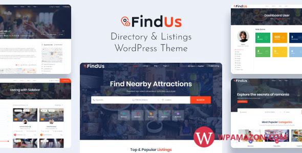 Findus v1.1.40 – Directory Listing WordPress Theme