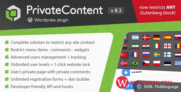 PrivateContent v8.3.0 – Multilevel Content Plugin