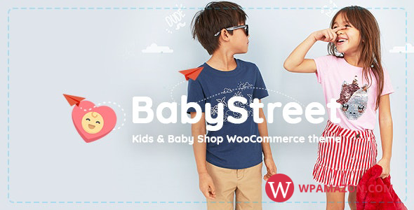 BabyStreet v1.5.8 – WooCommerce Theme for Kids Stores and Baby Shops Clothes and Toys
