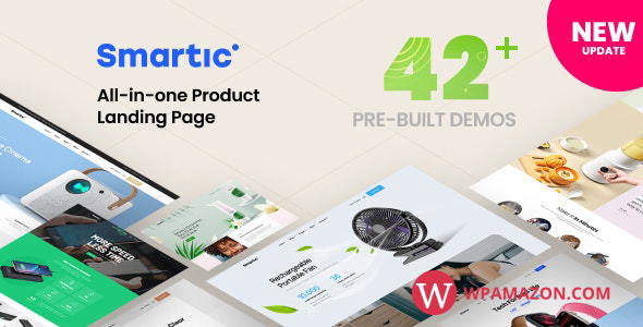Smartic v1.9.4 – Product Landing Page WooCommerce Theme