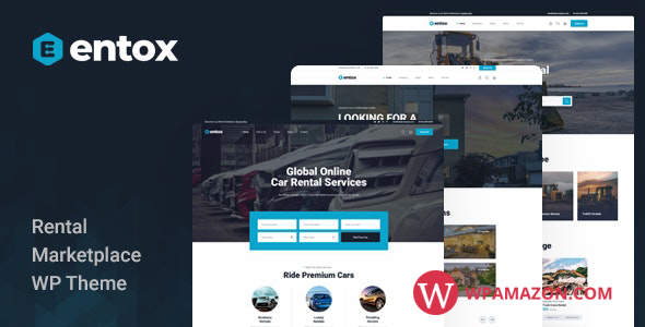 Entox v1.0.7 – Rental Marketplace WordPress Theme