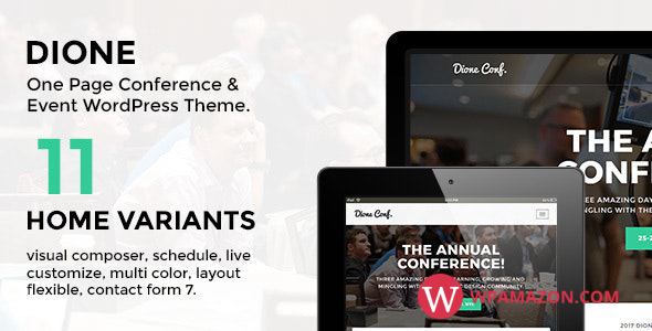 Dione v1.2.2 – Conference & Event WordPress Theme