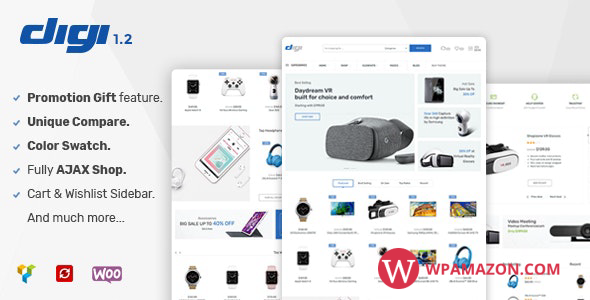 Digi v1.7.7 – Electronics Store WooCommerce Theme