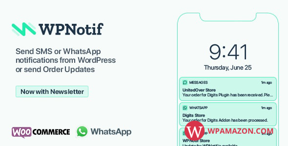 WPNotif v2.8.1 – WordPress SMS & WhatsApp Notifications