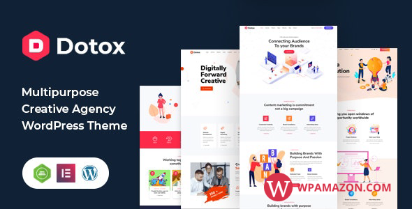 Dotox v1.4 – Multipurpose Creative Agency WordPess Theme