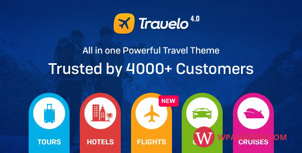 Travelo v4.2.4 – Travel/Tour Booking WordPress Theme
