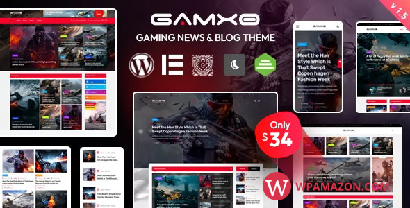 Gamxo v1.4 – WordPress Gaming News & Blog Theme