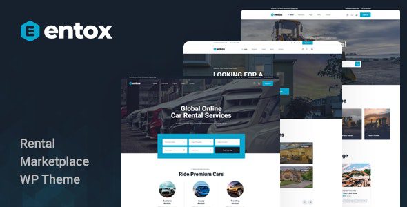 Entox v1.0.9 – Rental Marketplace WordPress Theme