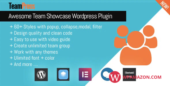 TeamPress v1.5 – Team Showcase plugin