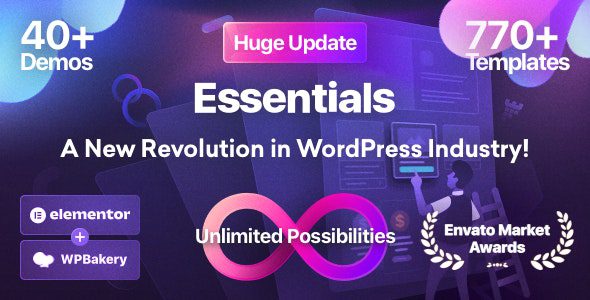 Essentials v3.0.4 – Multipurpose WordPress Theme