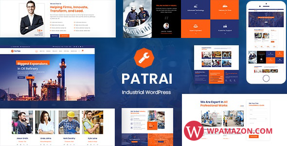 Patrai Industry v2.0 – Industrial WordPress