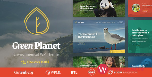 Green Planet v1.1.4 – Ecology & Environment WordPress Theme