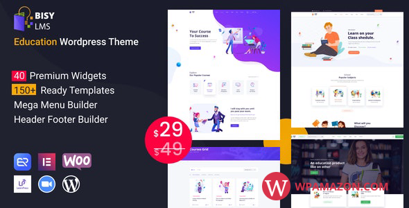 Bisy v2.5.2 – Education WordPress Theme