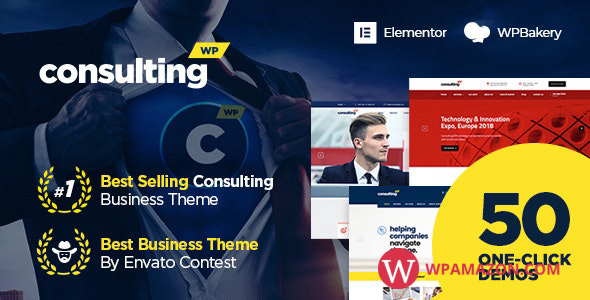 Consulting v6.3.5 – Business, Finance WordPress Theme