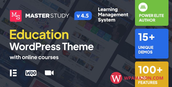 Masterstudy v4.6 – Education WordPress Theme