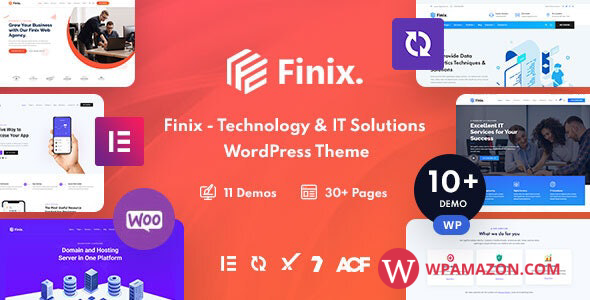 Finix v1.5 – Technology & IT Solutions WordPress Theme