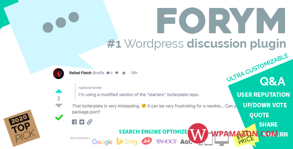 Forym v1.5.8 – Modern Discussion Forum for WordPress