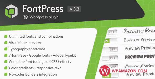 FontPress v3.3.2 – WordPress Font Manager