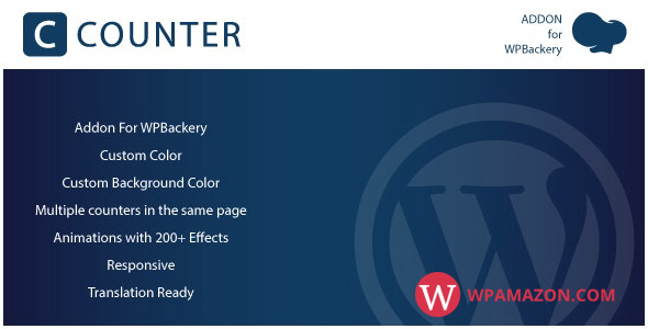 Counter v1.0 – Addons for WPBakery Page Builder WordPres Plugin
