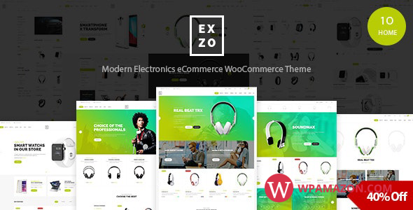 Exzo v1.2.4 – Electronics eCommerce WordPress Woocommerce Theme