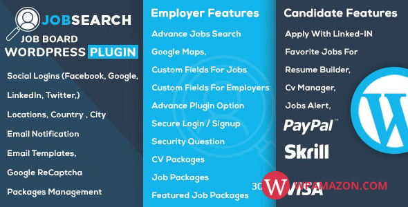 JobSearch v2.0.8 – WP Job Board WordPress Plugin