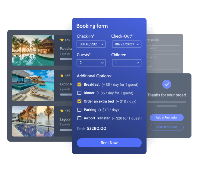 JetBooking v2.5.4 – Booking functionality for Elementor