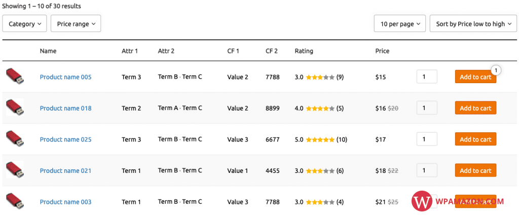 WooCommerce Product Table PRO v2.6.2