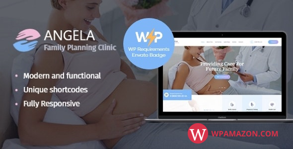 Angela v1.1.5 – Family Planning Clinic WordPress Theme