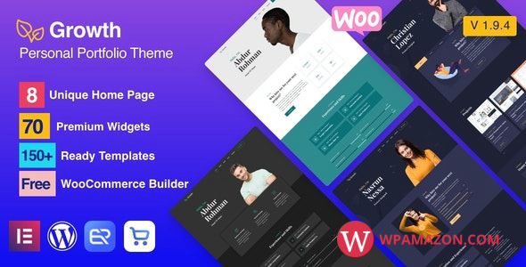 Growth v1.9.3 – Personal Portfolio Theme