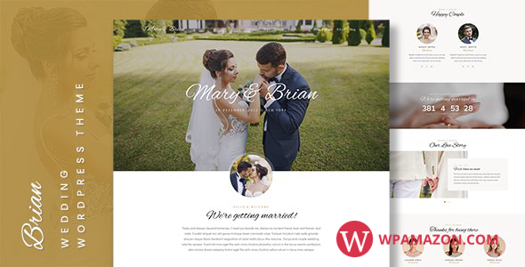 Brian v1.0 – Wedding WordPress Theme