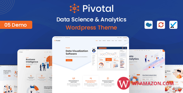 Pivotal v1.2.1 – Data Science & Analytics WordPress Theme