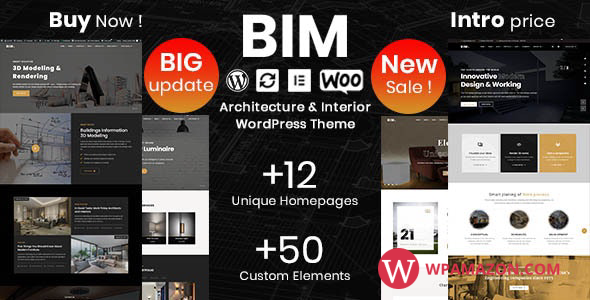 BIM v1.3.1 – Architecture & Interior Design Elementor WordPress Theme