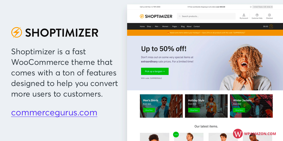 Shoptimizer v2.6.0 – Optimize your WooCommerce store