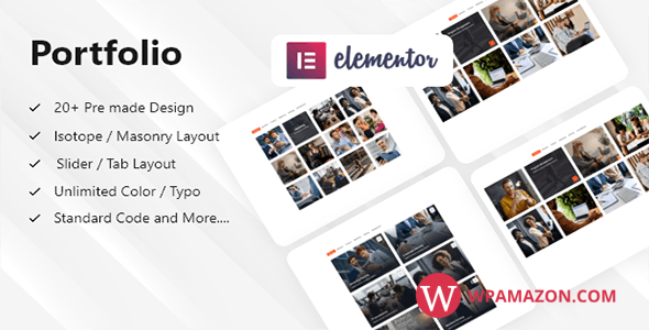 Portfolio Builder v1.0.2 – Elementor Portfolio Addon