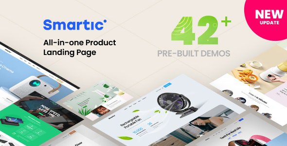 Smartic v2.0.1 – Product Landing Page WooCommerce Theme