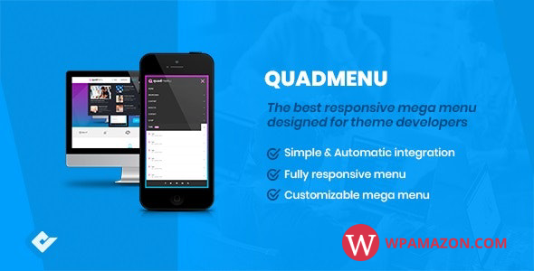 QuadMenu v1.9.9 – Themes Developer Mega Menu