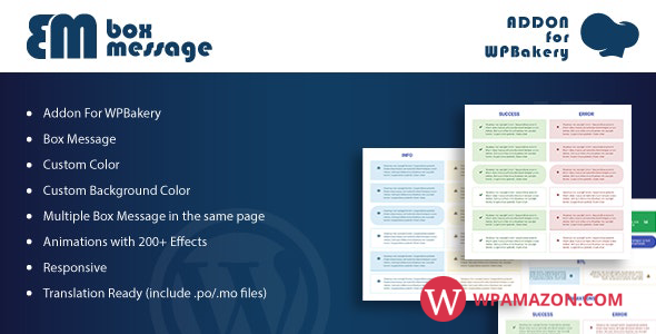 Box Message v1.0 – Addons for WPBakery Page Builder WordPress Plugin