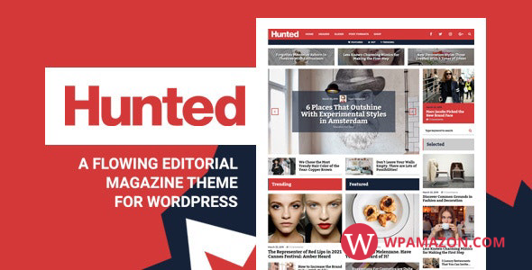 Hunted v8.0.4 – A Flowing Editorial Magazine Theme