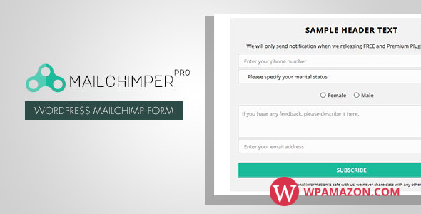MailChimper PRO v1.8.3.4 – WordPress MailChimp Signup Form Plugin