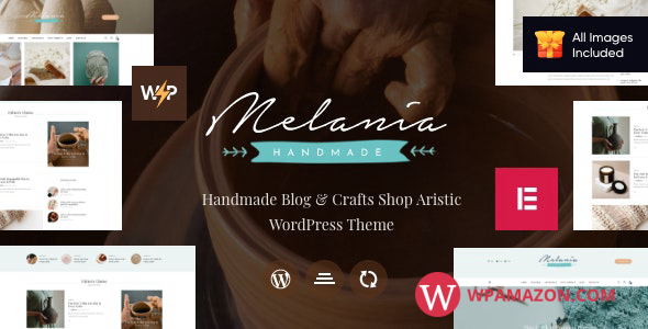 Melania 2.2.1 – Handmade Blog & Shop WordPress Theme