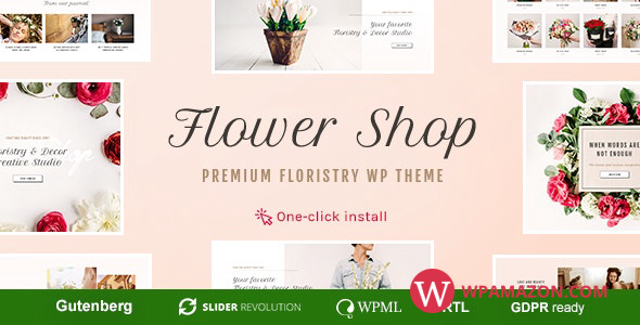 Flower Shop v1.1.6 – Florist Boutique & Decoration Store WordPress Theme