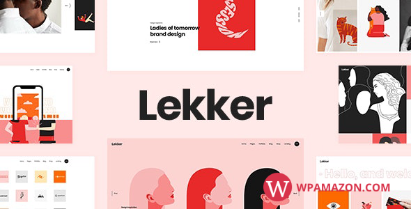 Lekker v1.6 – Portfolio WordPress Theme