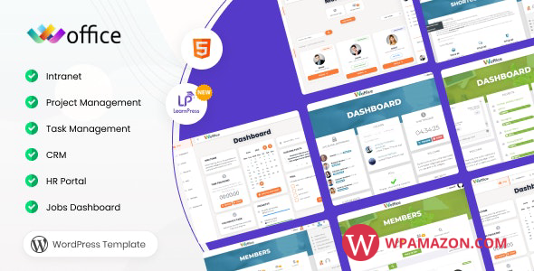 Woffice v5.0.0 – Intranet/Extranet WordPress Theme