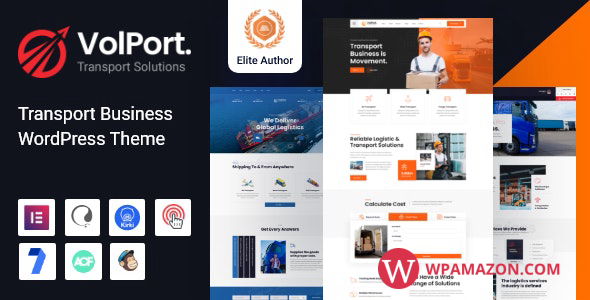 Volport v1.0.5 – Logistics & Transport WordPress Theme