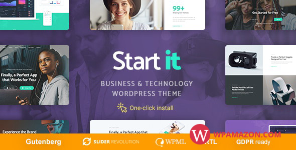 Start It v1.1.2 – Technology & Startup WP Theme
