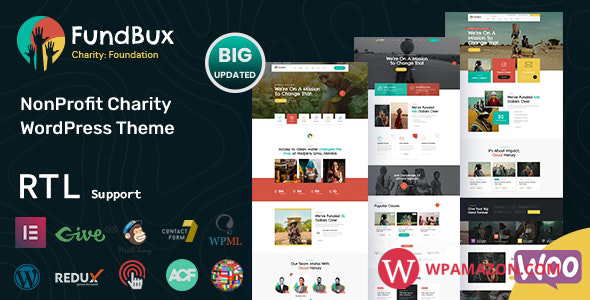 Fundbux v1.5.0 – Charity & Fundraise WordPress Theme