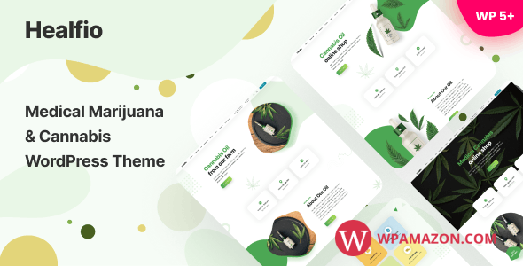 Healfio v1.31 – Medical Marijuana & Coffeeshop WordPress Theme